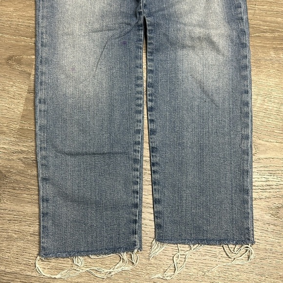 Joe’s Jeans Womens The Debbie Embroidered High Rise Straight Crop Jeans Sz 27 - Picture 7 of 15